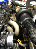 240sx KA24DET Ram Horn Top Mount Turbo Manifold